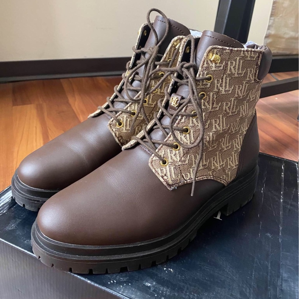 Ralph Lauren leather boots UNISEX